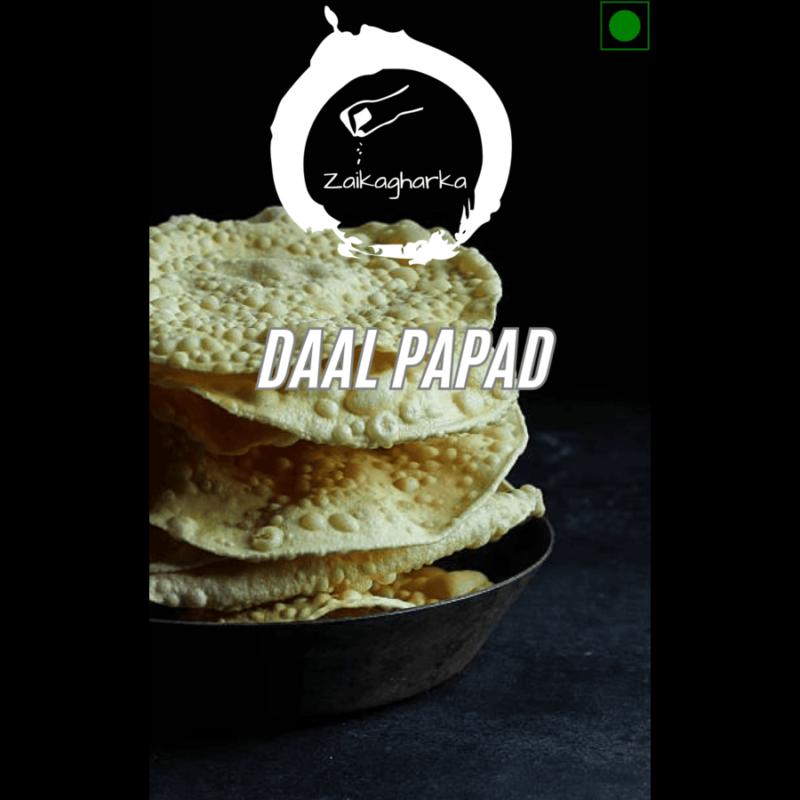 daal papad-zaikagharka